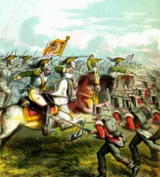 Die Schlacht von Waterloo, 1815, um 1850er Jahre