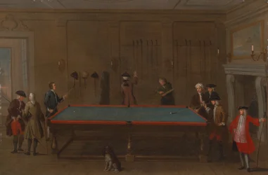 Das Billardzimmer, ca. 1725