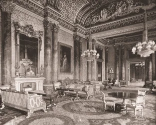 Der Blaue Salon, Buckingham Palace, London, 1894