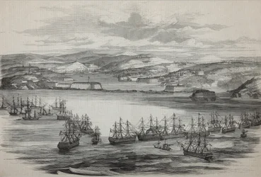 Das britisch-französische Geschwader in Sewastopol