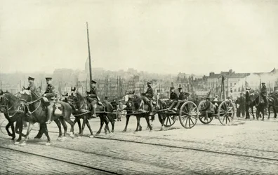 Die britische Expeditionsstreitkraft in Boulogne, 1919