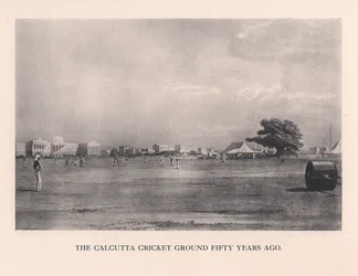 Der Cricketplatz von Kalkutta, Indien, 1861 1912