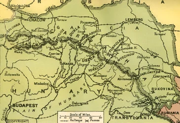 Die Karpatenpässe, 1919
