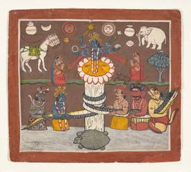 Das Quirlen des Milchmeeres, ca. 1780-90