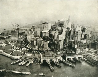 Die Stadt New York aus der Luft gesehen, 1936