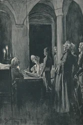 Die standesamtliche Trauung von Napoleon und Josephine, 9. März 1796, 1896