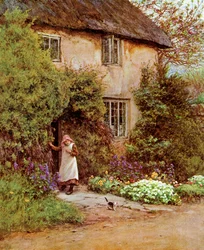 Die Hüttentür, 1899