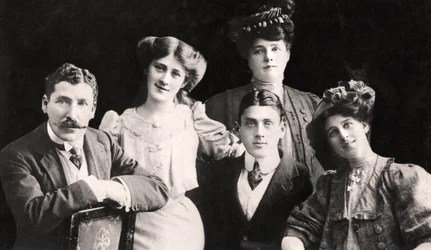 Die Familie Dare, frühes 20. Jahrhundert