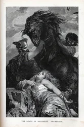 Der Tod von Brunhilde, Brunehaut, 1882