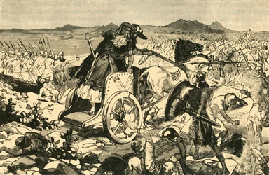 Die Niederlage von Adonizedek, 1890
