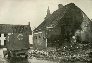 Die Schwierigkeiten und Gefahren der Rotkreuzarbeit