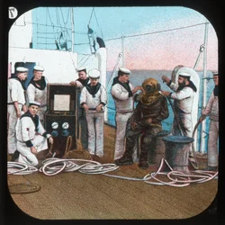 Der Taucher -- H.M.S. Blake, ca. 1900