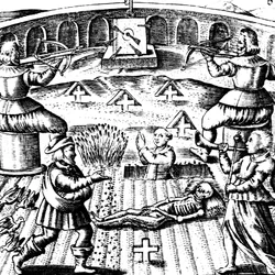 Der achte Schlüssel von Basil Valentine, legendärer deutscher Mönch des 15. Jahrhunderts, 1651