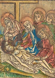 Die Einbalsamierung Christi, um 1480-1490