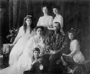 Die Familie von Zar Nikolaus II. von Russland, 1910er Jahre