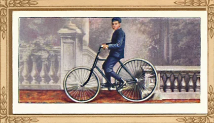 Das erste Fahrrad mit Luftreifen, 1939