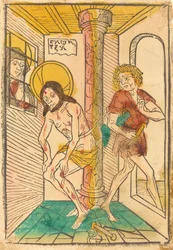 Die Geißelung in Anwesenheit von Maria, 1465-1475
