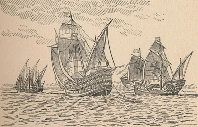 Die Flotte von Kolumbus