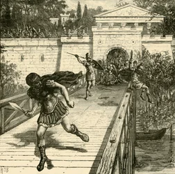 Die Flucht des Caius Gracchus, 1890