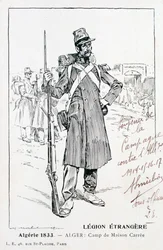 Die Französische Fremdenlegion, Maison Carrée, Algerien, 1833, 20. Jahrhundert