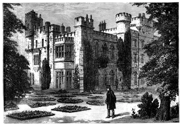 Der Garten, Hawarden Castle, Flintshire, Wales