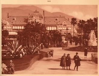 Die Gärten und das Casino, Nizza, 1930
