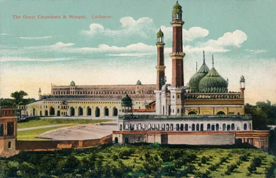 Die Große Embambara & Moschee. Lucknow, ca. 1900