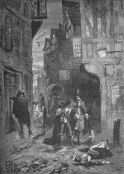 Die Große Pest: Szenen auf den Straßen Londons, 1665-1666