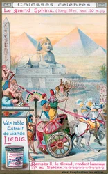 Die Große Sphinx von Gizeh, Ägypten, ca. 1890-1910