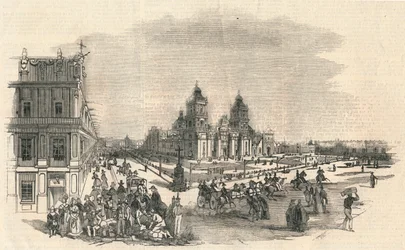 Der Große Platz, Mexiko, 1845