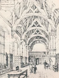 Die Halle, Shiplake Court, 1898