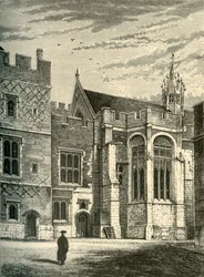 Die Halle, vom Brewhouse Yard