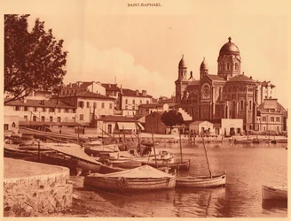 Der Hafen und die Kirche, Saint Raphael