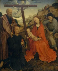 Die Heilige Familie mit dem heiligen Paulus und einem Stifter