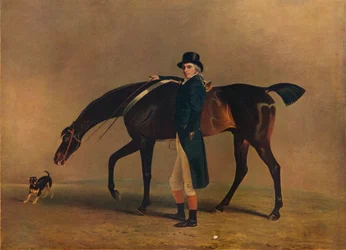 Der ehrenwerte Peniston Lamb mit seinem Pferd Assassin, 1770, 1929