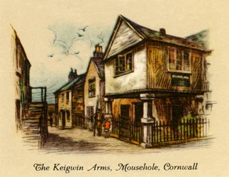 The Keigwin Arms, Mousehole, Cornwall, 1936