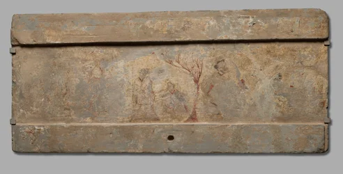 Die Tötung von drei Kriegern mit zwei Pfirsichen, 206 v. Chr. - 220 n. Chr.