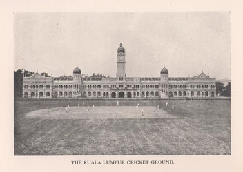 Der Kuala Lumpur Cricket Ground, Malaya, 1912