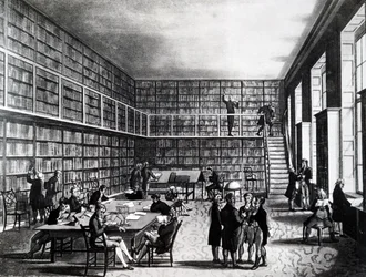 Die Bibliothek der Royal Institution, Albemarle Street