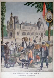 Der Luxemburger Pavillon auf der Weltausstellung 1900, Paris, 1900