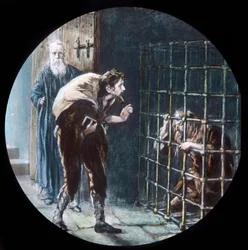 Der Mann im Käfig, ca. 1910