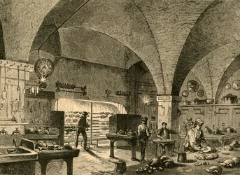 Die Küche des Herrenhauses, 1897