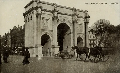Der Marble Arch, London, spätes 19. - frühes 20. Jahrhundert