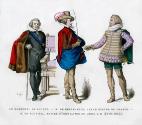 Der Marschall von Souvre, M. de Bellegarde und M. de Pluvinel, 17. Jahrhundert 1882-1884