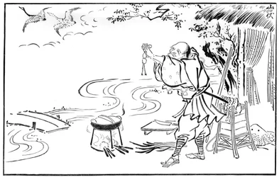 Der Bettelpriester und die Wildgänse, spätes 17. oder frühes 18. Jahrhundert, 1886