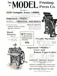 The Model Printing Press Co., 1910