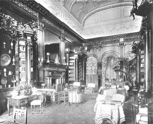 Der Morgenraum im Tring Park Mansion, Hertfordshire, 1894