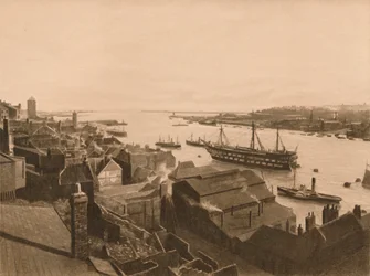 Die Mündung des Tyne, 1902