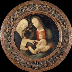 Die mystische Hochzeit der Heiligen Katharina, erste Hälfte des 16. Jahrhunderts