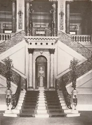Die Treppe der Nationalbibliothek, 1914